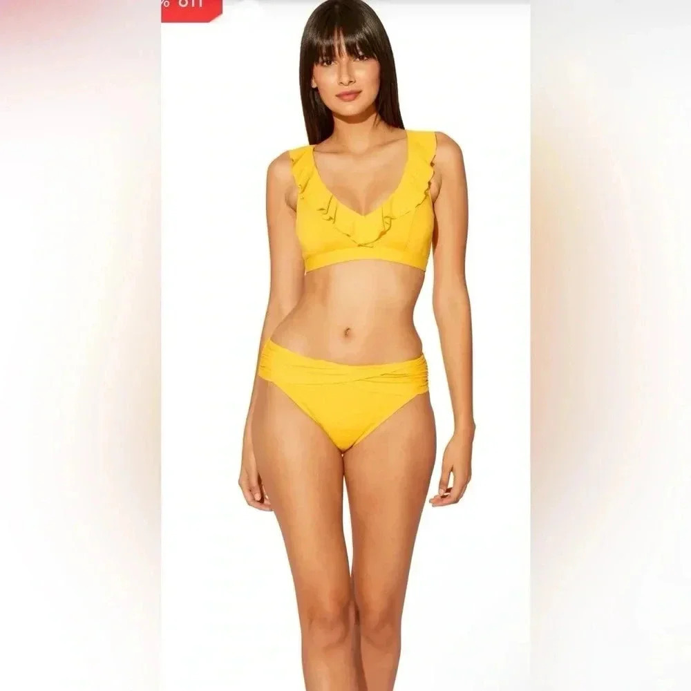 BLEU ROD BEATTIE RUFFLICIOUS TUSCAN
SUN RUFFLE CUP SIZE 14 - Picture 2 of 7
